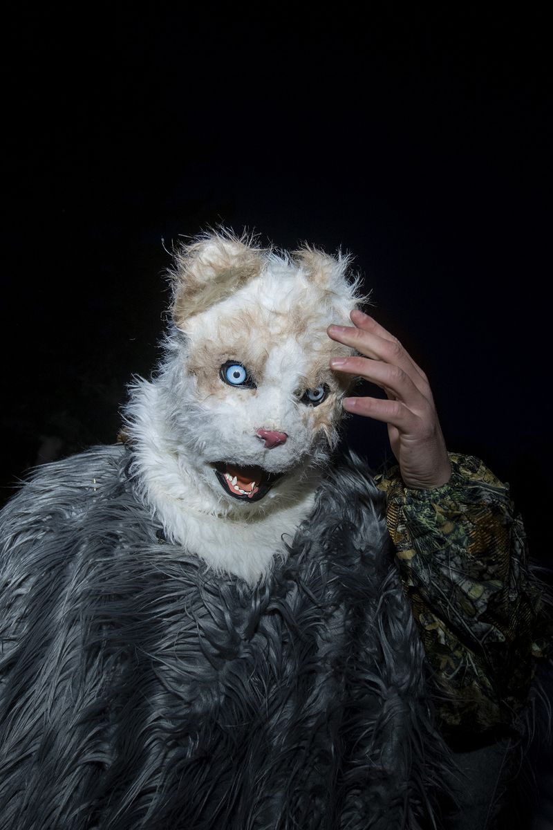 © Natalie Behring - The Christmas parade in the tiny town on Victor, Idaho Dec 4, 2022. The parade featured a Krampus gang.