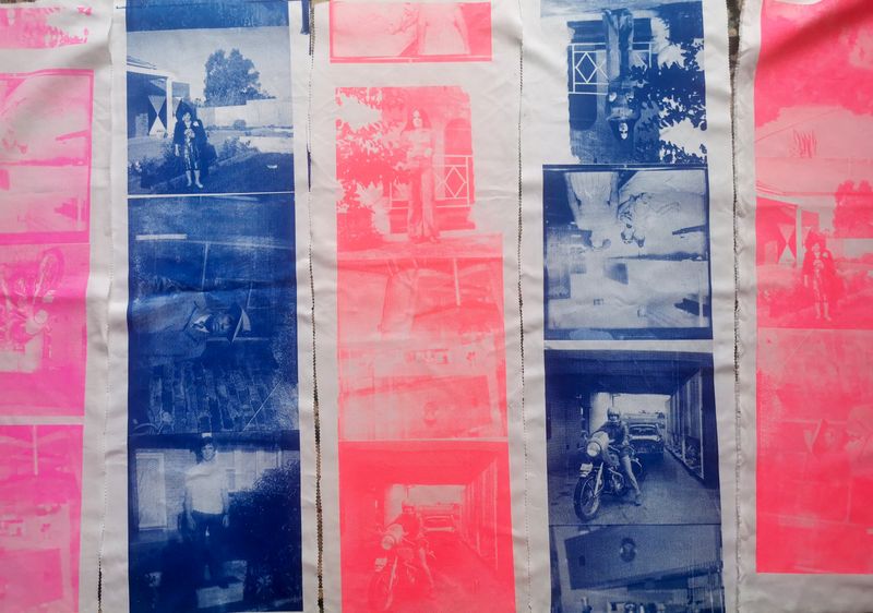 © Rossanne Pellegrino - Screenprinted family photographs for 'The Family Chain'