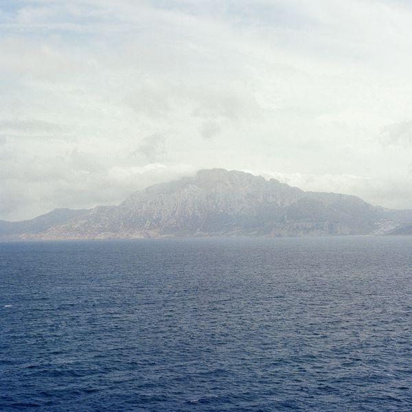 © Alexandra Serrano - The straight of Gibraltar, Avril 2023.  Leaving Europe with  a final glance towards Spain.