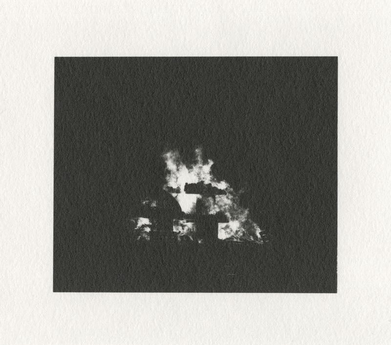 © Deanna Pizzitelli - Fire, II, 2018, Toned Silver Gelatin Print © Deanna Pizzitelli / Courtesy of Stephen Bulger Gallery