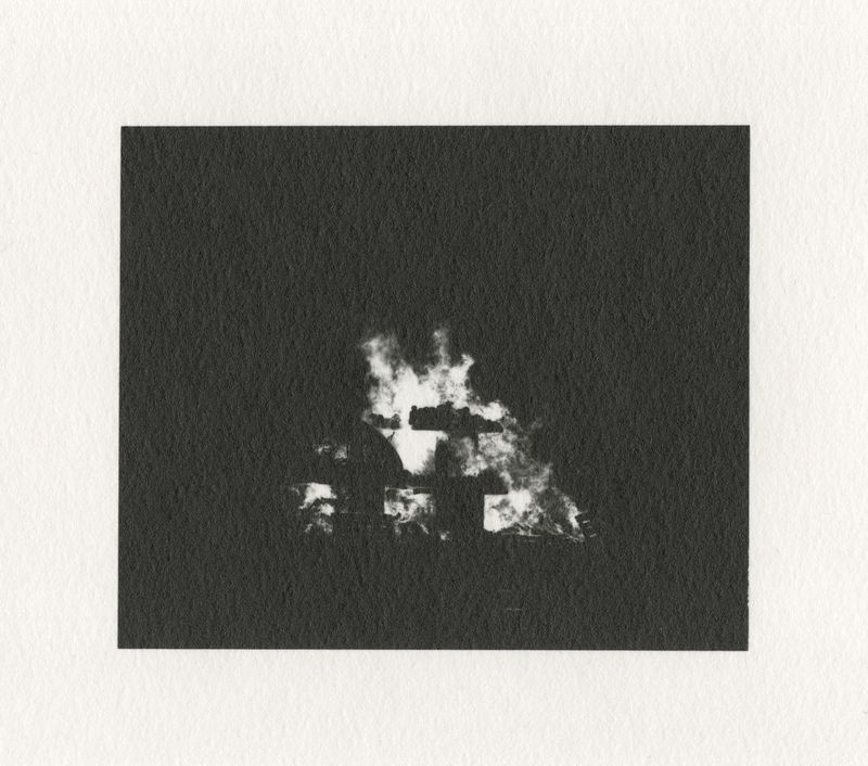 © Deanna Pizzitelli - Fire, II, 2018, Toned Silver Gelatin Print © Deanna Pizzitelli / Courtesy of Stephen Bulger Gallery