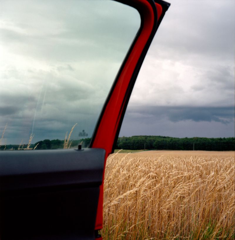 © Ella Baum - Car Door and Horizon (Gärdslöv, Sweden), 2024