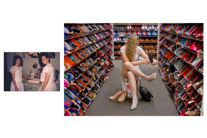 © Jennifer  Loeber - Jennifer (age 12), at a graduation party / 2016, Lorelei, at Payless Shoes / 2014