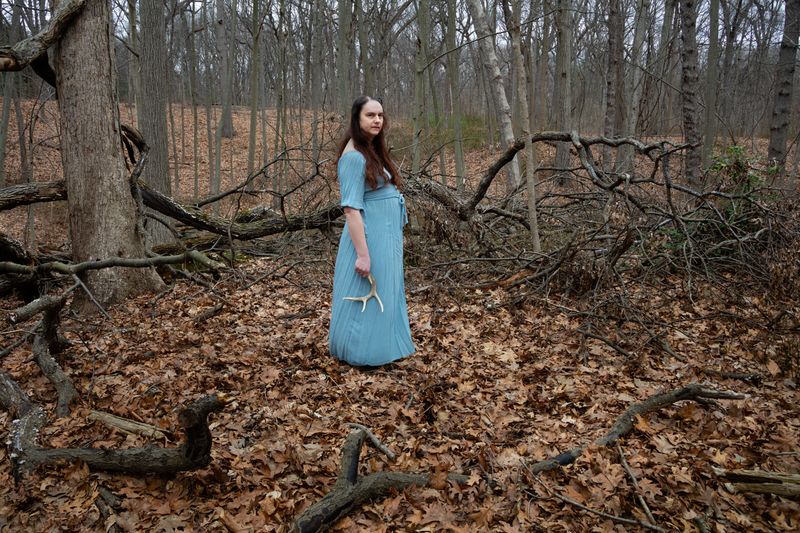 © Jennifer  Loeber - Rayna, Witch, during the Spring Equinox, Forest Park, Queens, NY (2022)