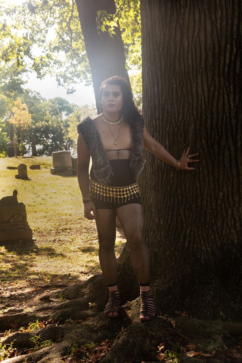 © Jennifer  Loeber - Giaura, Witch, on the Autumnal Equinox, Evergreens Cemetery NY (2019)