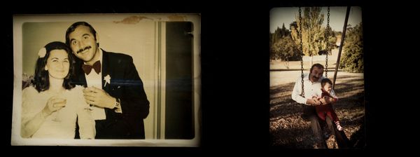 © Annette Ruzicka - My mum and dad’s wedding day and the only photo I own of my father and I (archive photos).