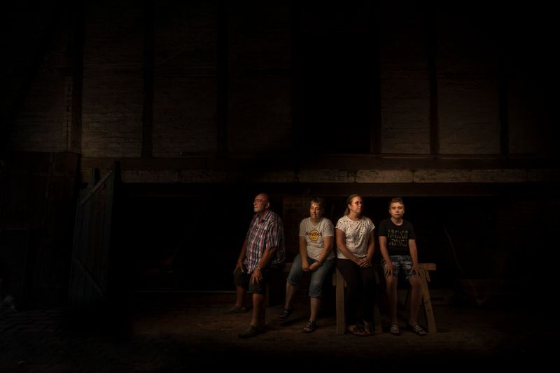 © Lara Wilde - A family in their house from 1814. They joked about Napoleon walking by a few years ago.