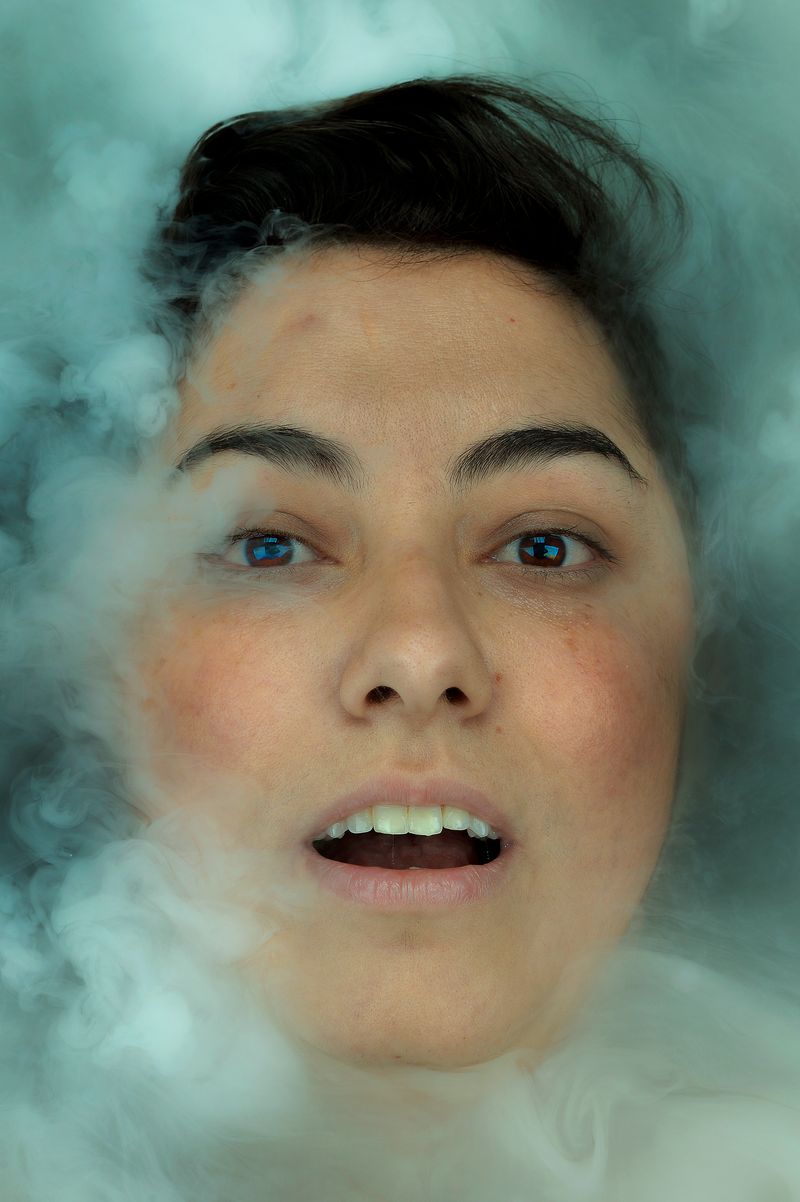 © Celante - Image from the Women in colors - (IMPERMANENT MASKS) photography project