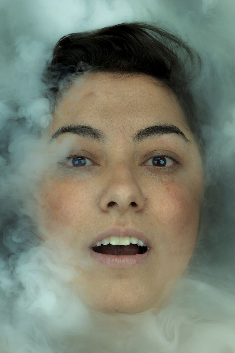 © Celante - Image from the Women in colors - (IMPERMANENT MASKS) photography project
