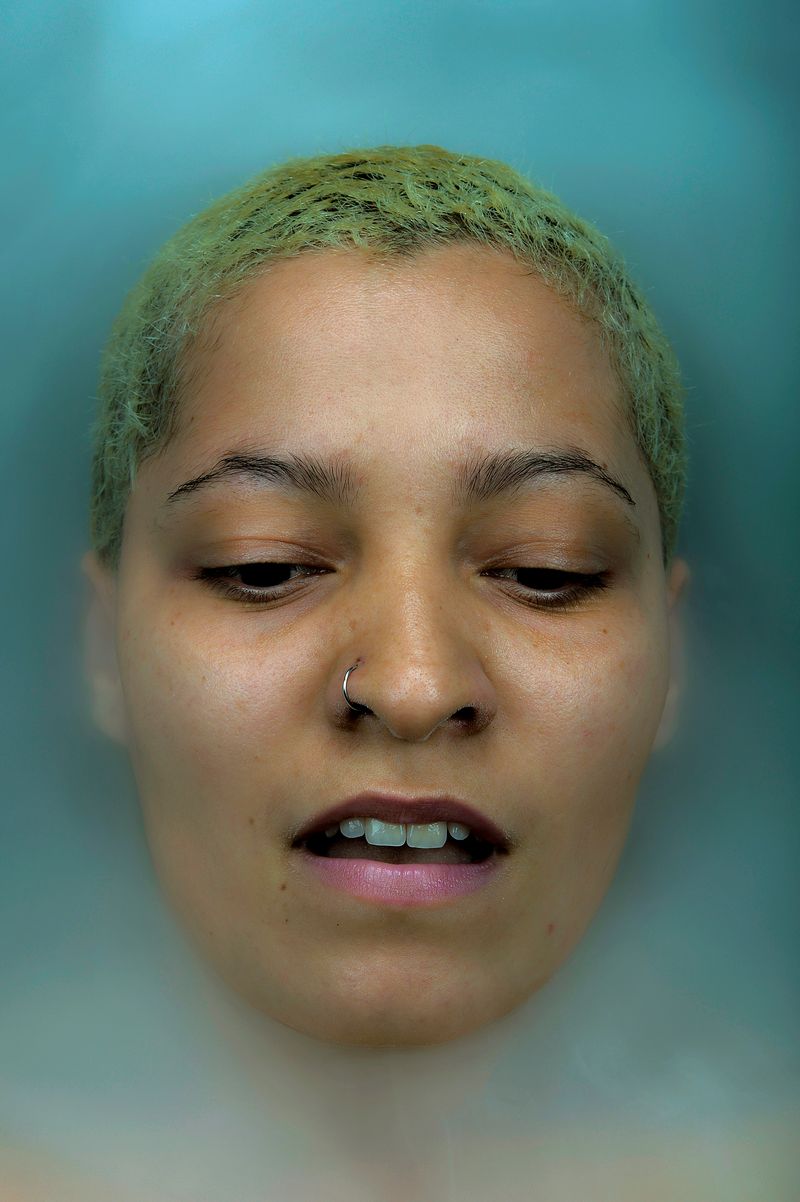 © Celante - Image from the Women in colors - (IMPERMANENT MASKS) photography project