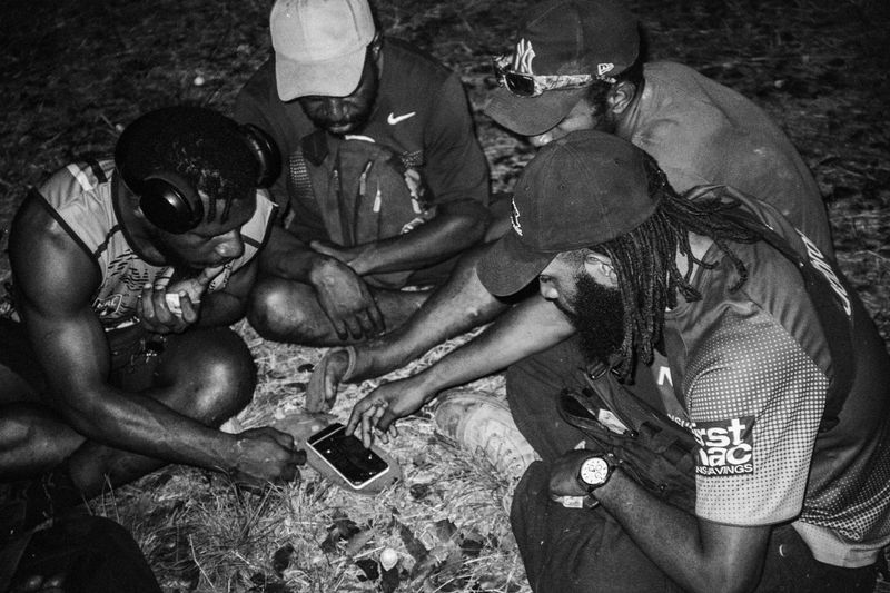 © Sean Davey - Listening to music. (2025)