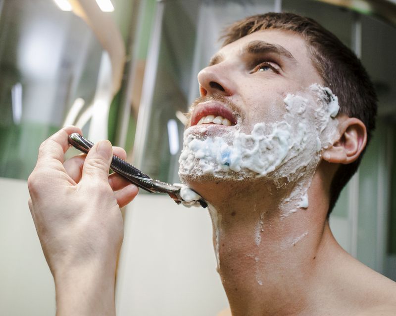 © Mattia Crocetti - Nicolas in the bathroom,Novalesa, Italy.