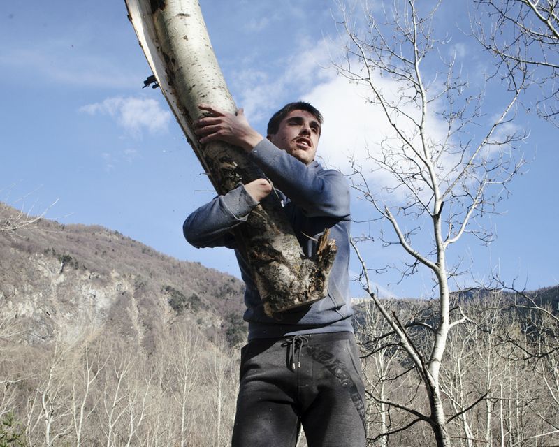 © Mattia Crocetti - Nicolas helps his father, Novalesa, Italy.