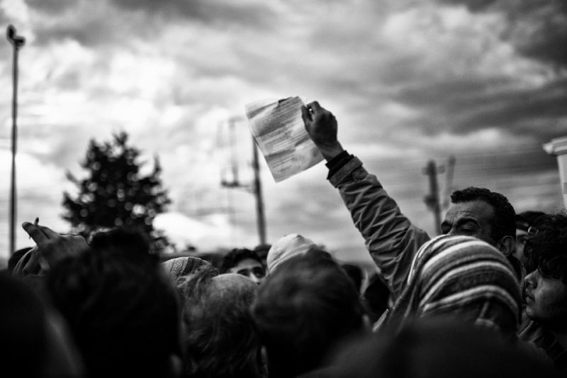 © Maurizio Gjivovich - Image from the Make Europe no border / Idomeni 2016 photography project
