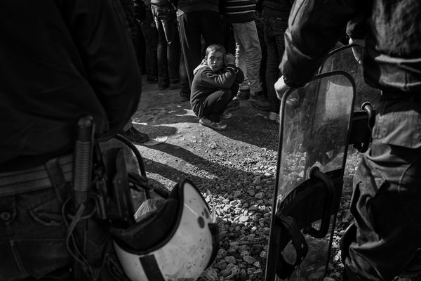 © Maurizio Gjivovich - Image from the Make Europe no border / Idomeni 2016 photography project