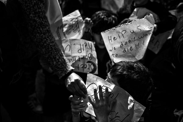 © Maurizio Gjivovich - Image from the Make Europe no border / Idomeni 2016 photography project