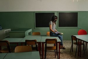 Italian school on lockdown