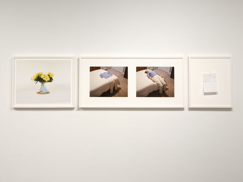 © Susan Sidebottom - Triptych Install Image L to R:    "Do Not Water", "What's Left/I'm Left", "Daily Note" (2018 - 2022)
