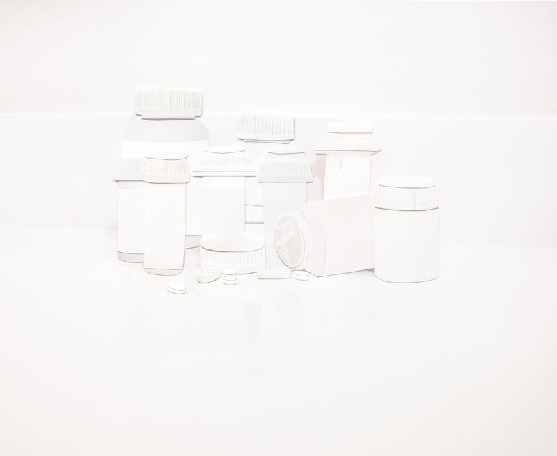 © Susan Sidebottom - "I Can't Find My Medicine", 2023, Archival Inkjet Print with Collage,    22 x 26