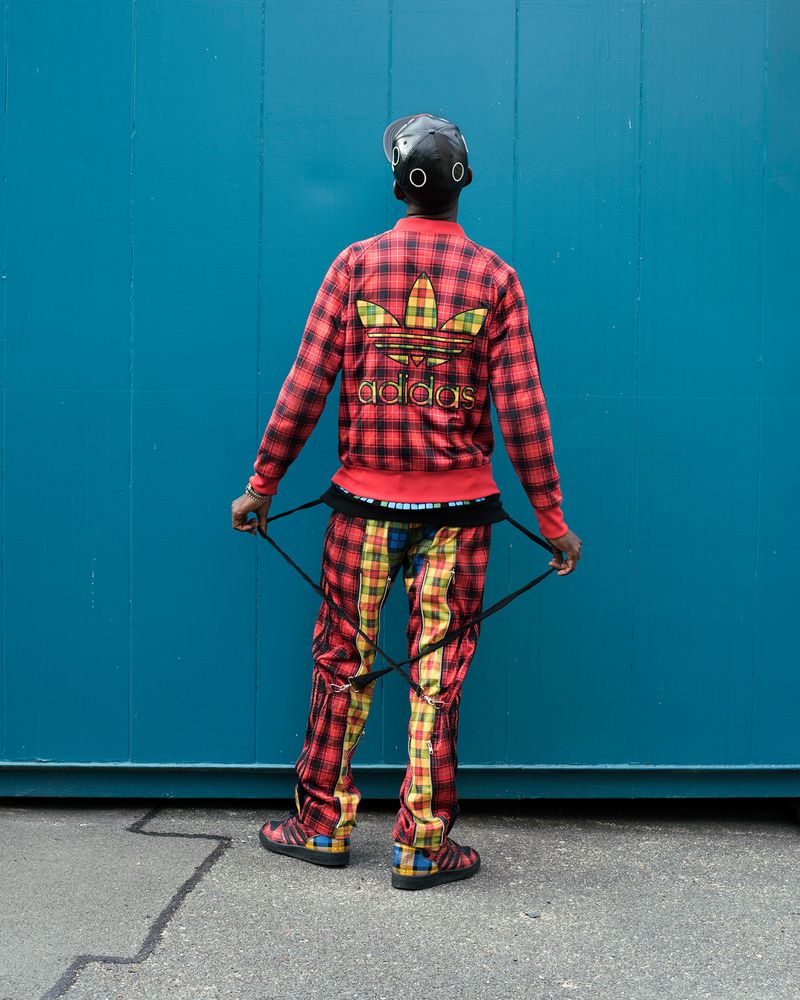 © alice mann - Yaya Beauga in Adidas X Jeremy Scott, London, 2016