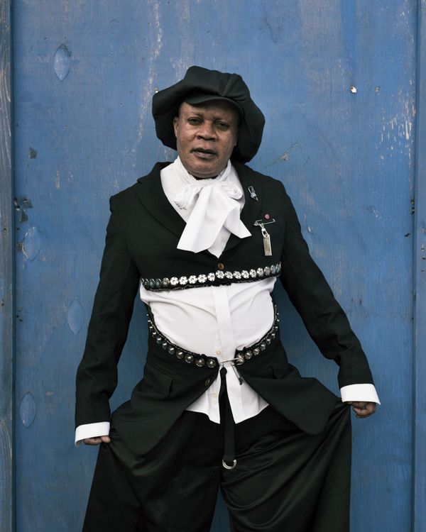© alice mann - Simon Mbongo in Vivienne Westwood and Commes Des Garcon, London, 2016