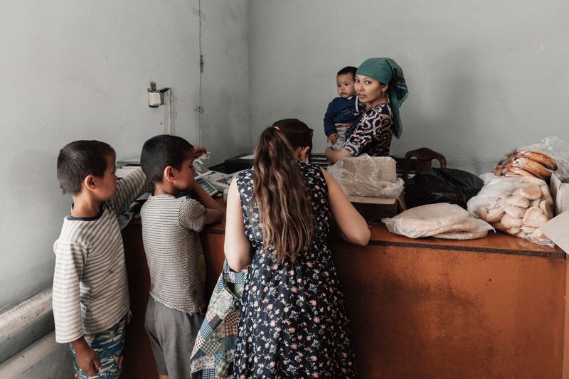 © Aleksandra Bardas - Grocery and the store for charging from mobile account in Muinak. 2018