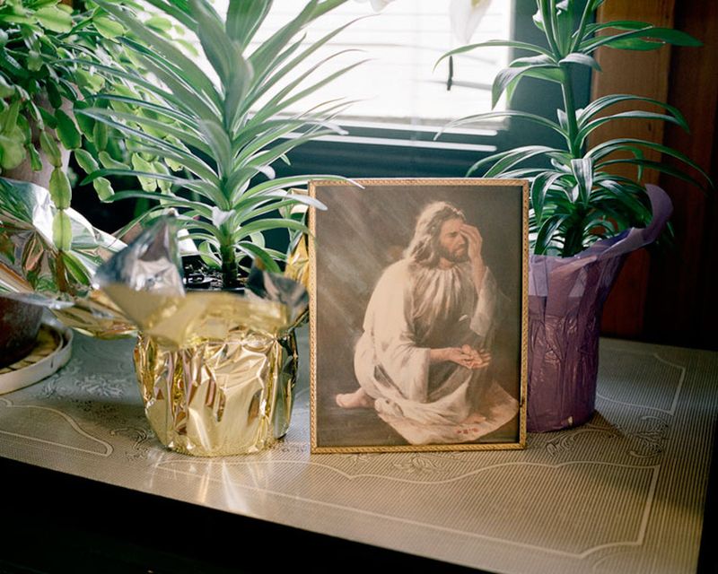 © Nathanael Turner - A portrait of Jesus holding a fetus