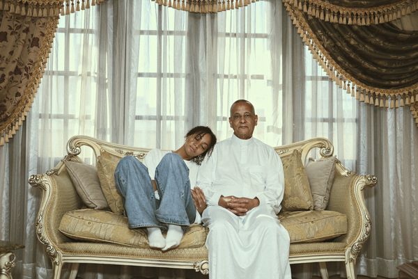 © Nayra Aly - Me and my father Ramadan.