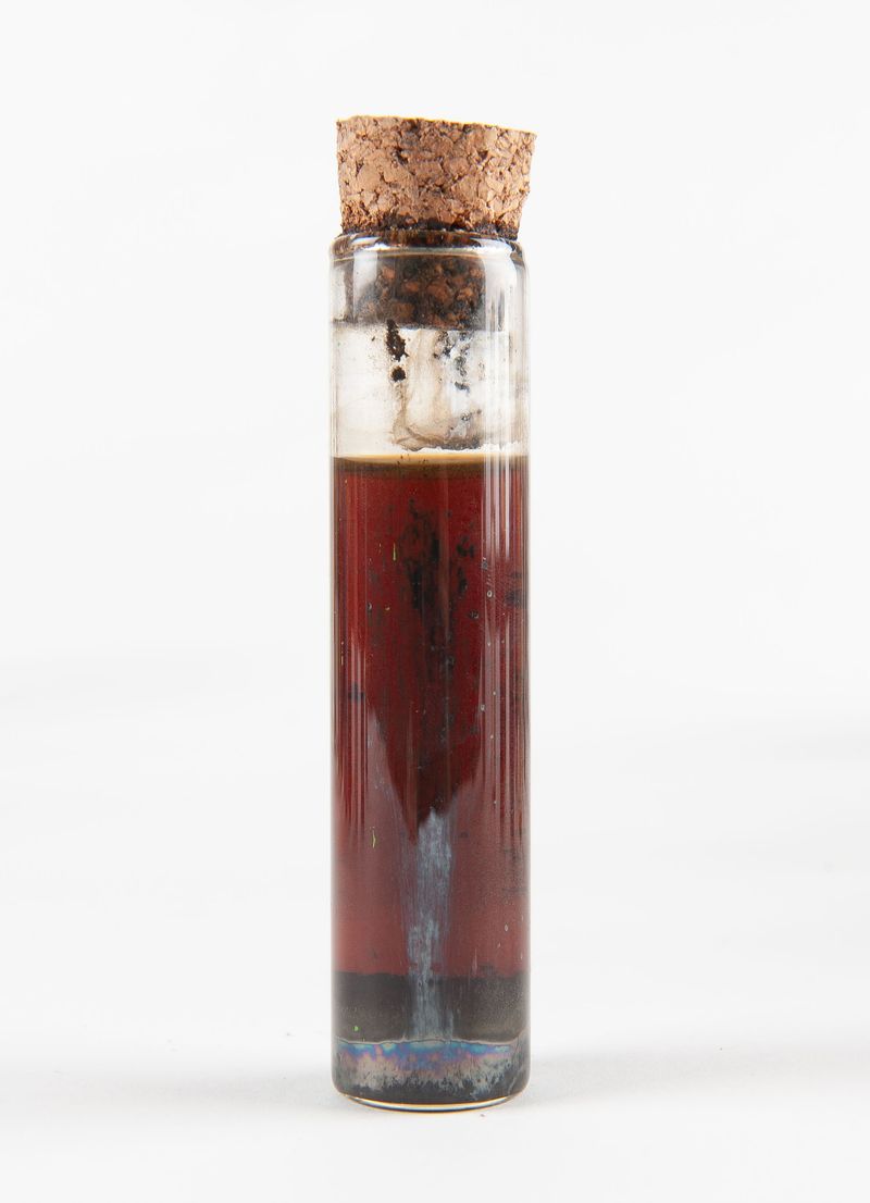 © Sara Bensaltana - Silver nitrate tears and developer.