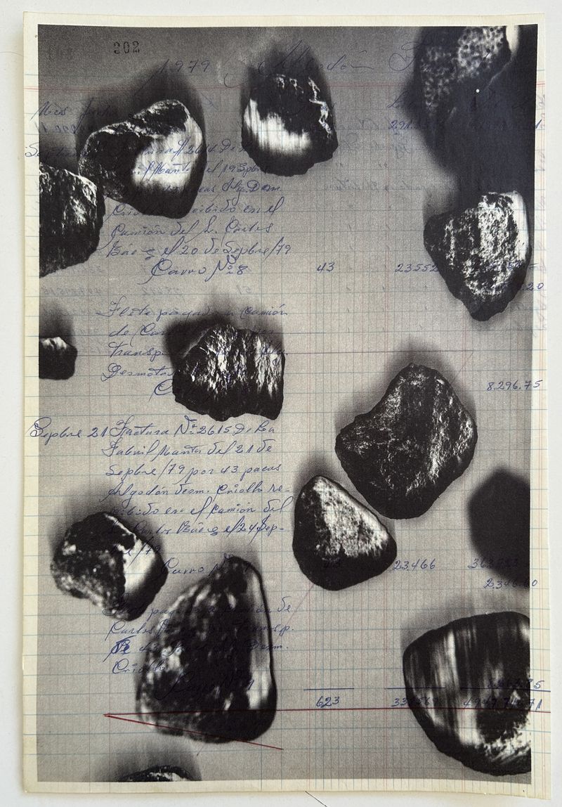 © Arnau Blanch Vilageliu - Photograph of stones collected on the main street of Atuntaqui. The place where Josep Vilageliu was lynched and stoned.