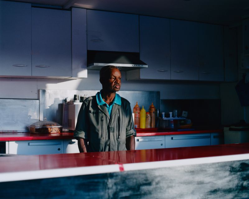 © Alexandre Silberman - Ignace in his food truck // Aubervilliers // September 2020