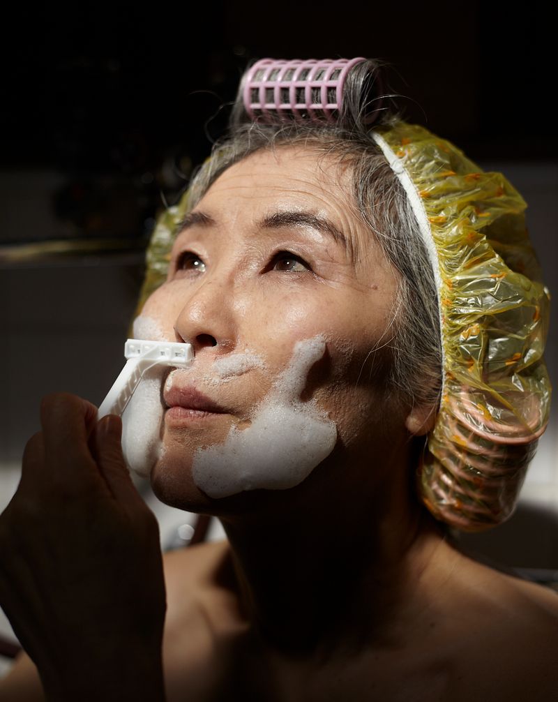 © Yuki Furusawa - Mother with an imaginary beard.