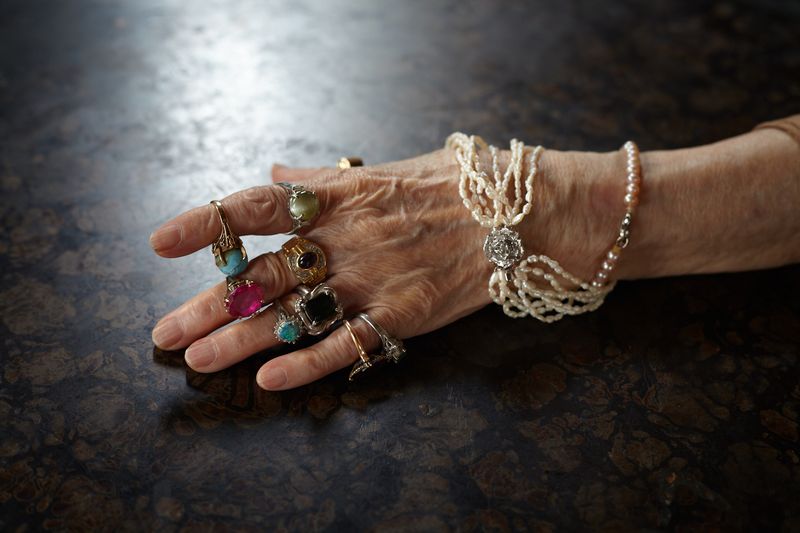 © Yuki Furusawa - My grandmother’s hand adorned with jewelry gifted by her husband.