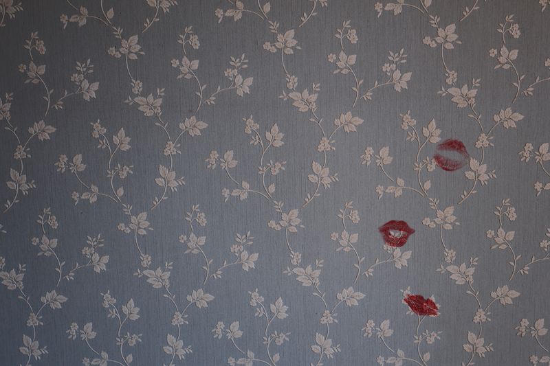 © Yuki Furusawa - Kiss marks from my grandmother, my mother, and me on the wall of my grandmother’s room.