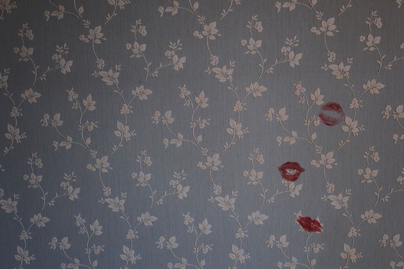 © Yuki Furusawa - Kiss marks from my grandmother, my mother, and me on the wall of my grandmother’s room.