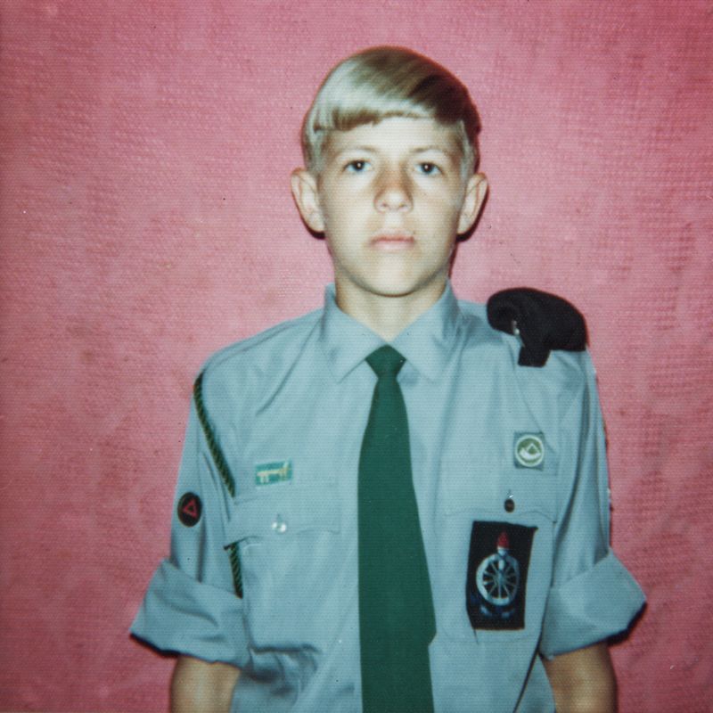 © Jansen van Staden - Pa in his Voortrekker uniform. Photographer unknown. White River, circa 1973