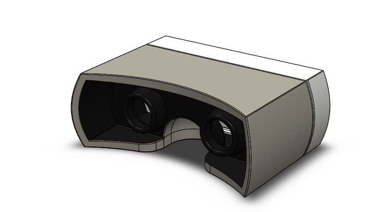 © RACHEL TREIDE - Digital model created in SolidWorks (with opaque body to block out peripheral light)