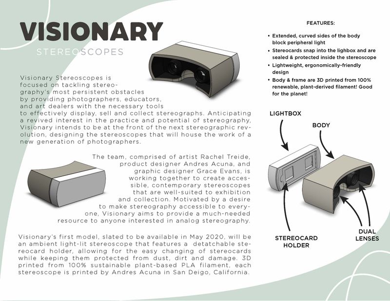 © RACHEL TREIDE - Visionary Stereoscopes informational pamphlet
