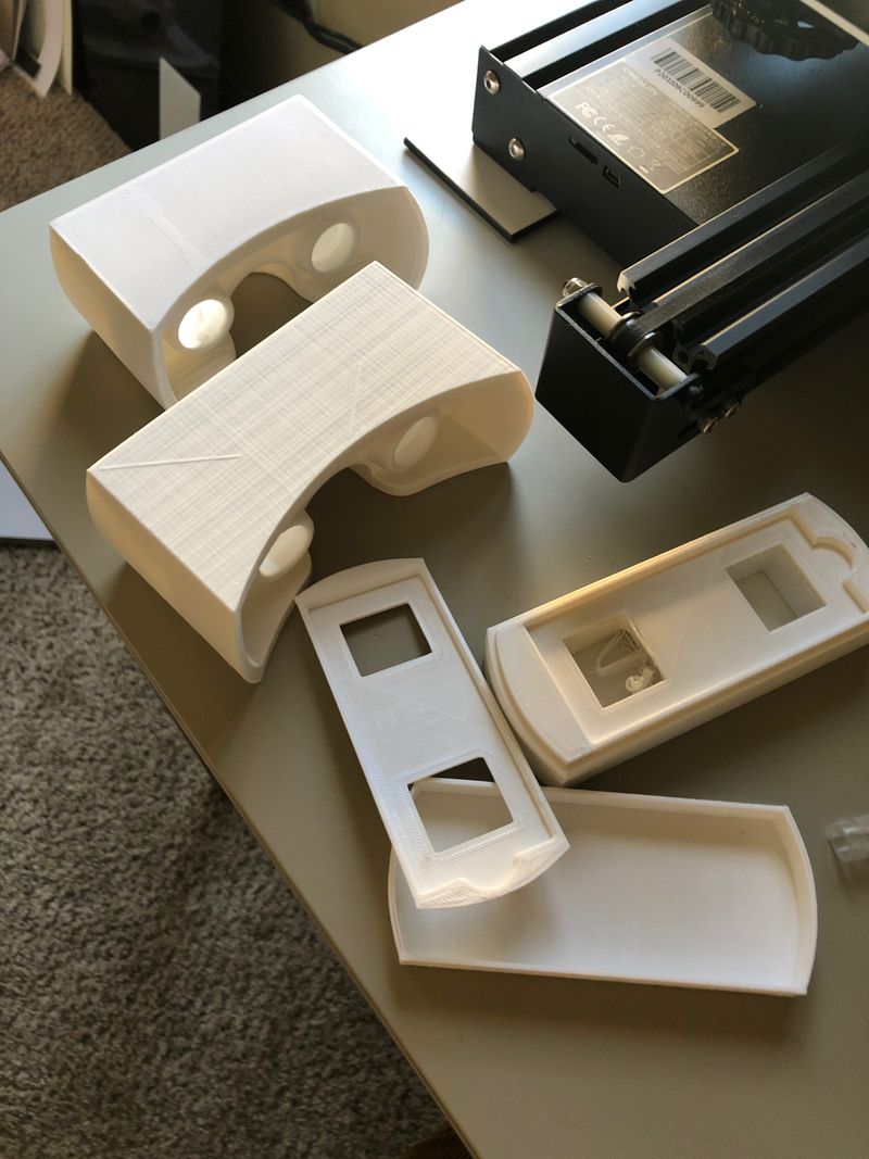 © RACHEL TREIDE - First two 3D printed models