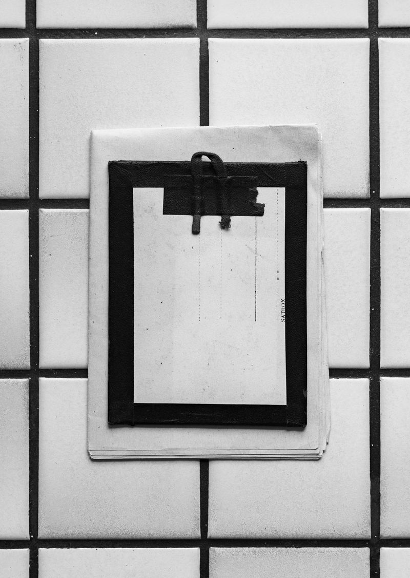 © Elena Helfrecht - Portrait of A. Hitler, 2018 | Backside of a found portrait from the family archive.