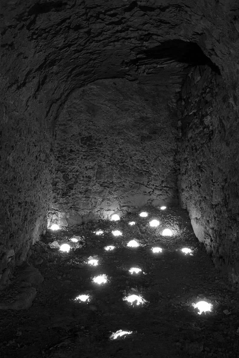 © Elena Helfrecht - The Garden, 2020 | A walled-up passage in the old beetroot cellar.