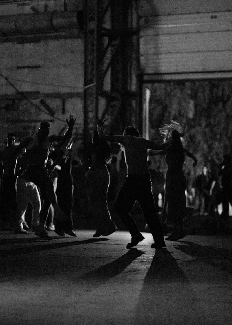 © Pernille Sandberg - A group of young people dancing at a party at the National Oleksandr Dovzhenko Centre.