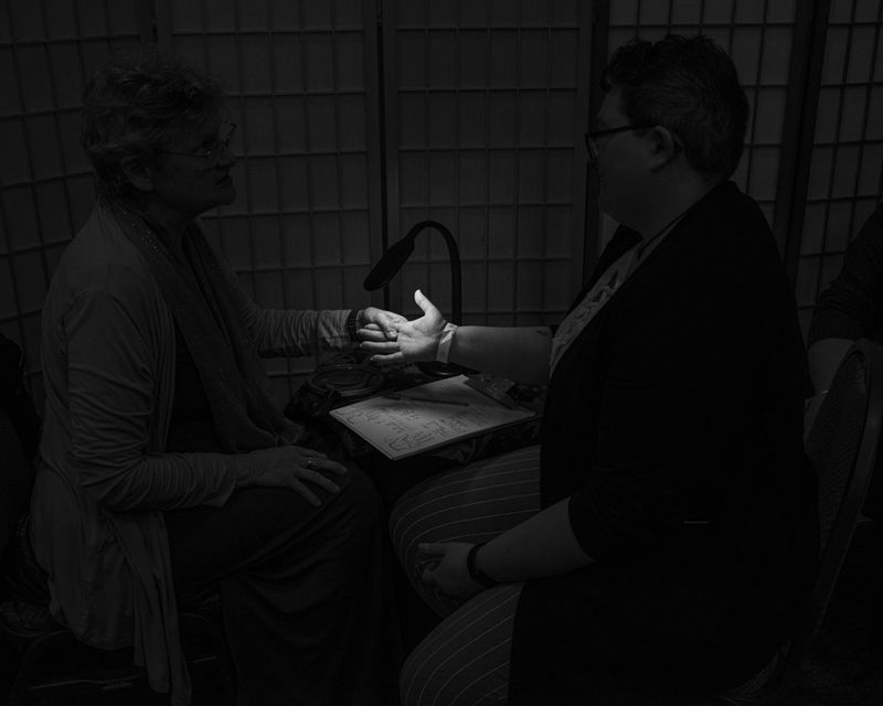 © riel Sturchio - Palm Reading, Archival Inkjet Print, 16" x 20", 2023