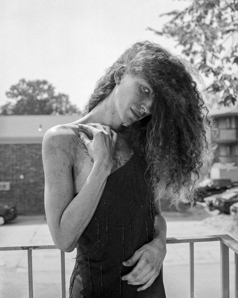 © riel Sturchio - Liara Looking (In Memoriam), Silver Gelatin Print, 8" x 10", 2023