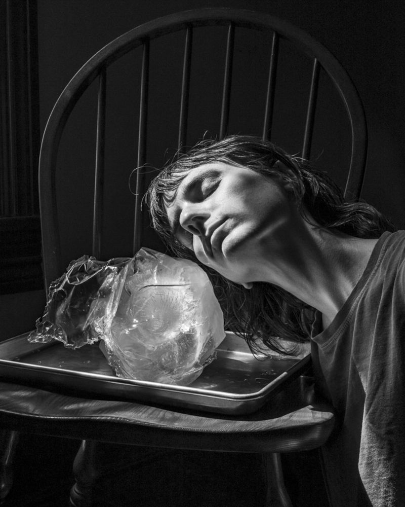 © riel Sturchio - Moment Before Touch, Silver Gelatin Print, 8" x 10", 2023