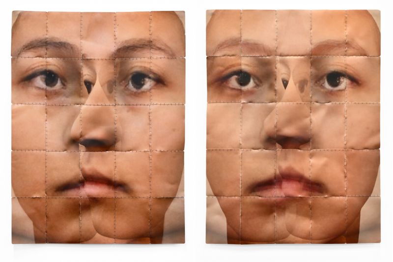 © Zoé Aubry - Image from the Faire écran | Mirror effect photography project