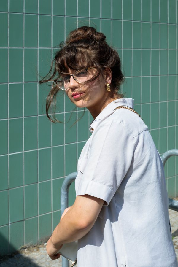 © Luisa Mielenz - Bengü on her way to a school party