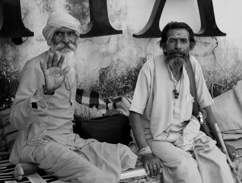 © Takshak Parmar - A pair of traveling sadhus near the Brahma temple | Pushkar, India