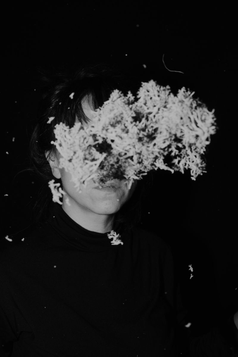 © Simona Ghizzoni - Self-portrait #3 Lichens. Rome, 2019