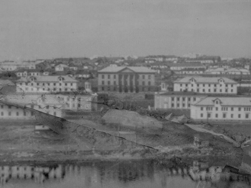 © Katya Selezneva - An archival image of the old city center, which is now completely abandoned